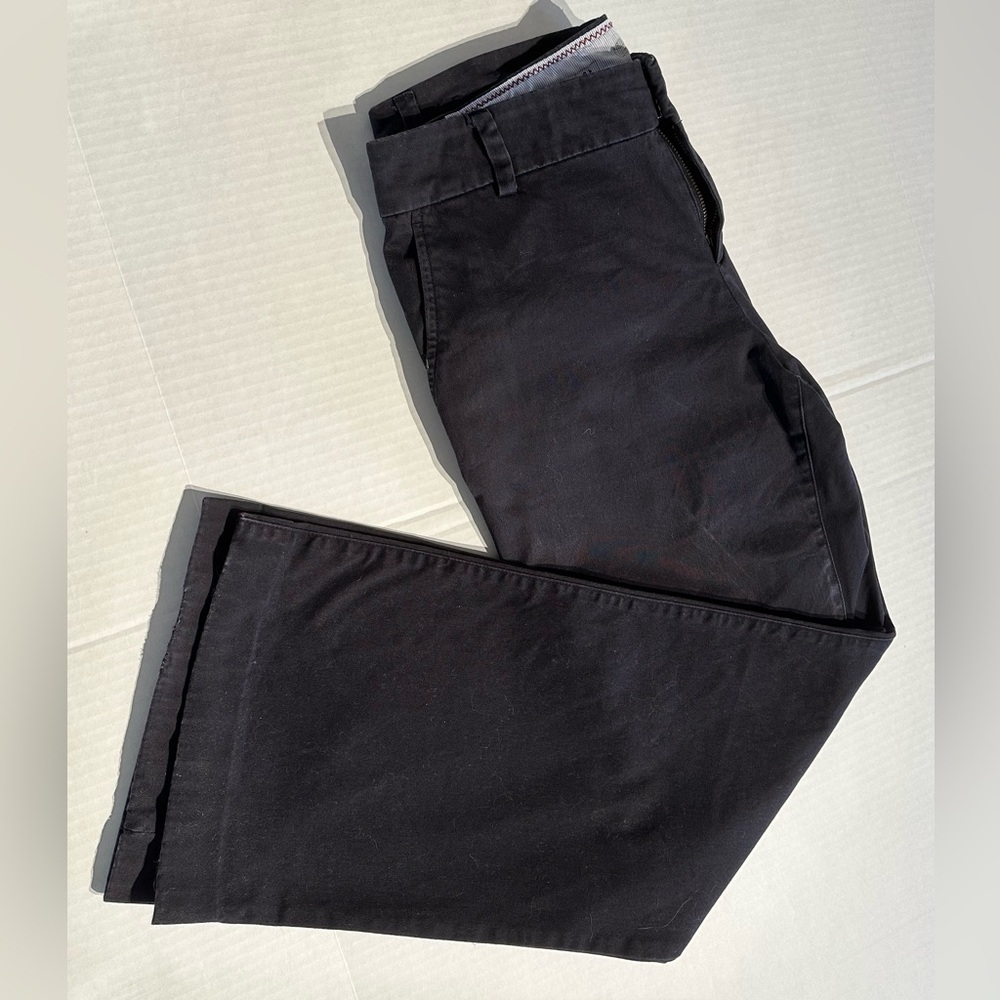 Izod Black Trousers Size 10